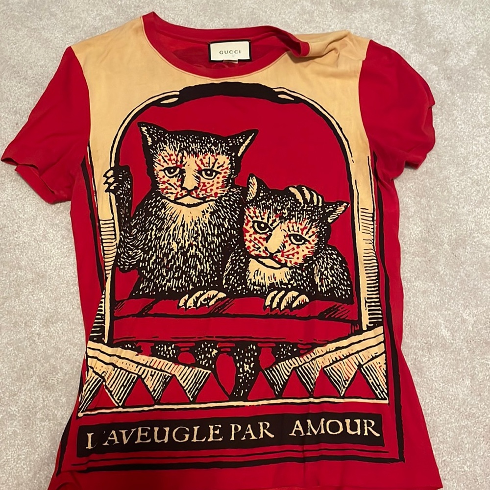 SMALL MENS GUCCI T-SHIRT